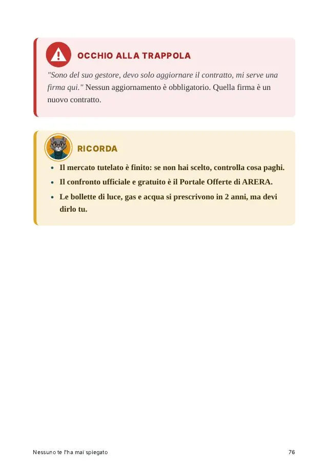 I box Occhio alla trappola e Ricorda